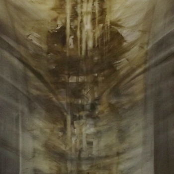 Peinture intitulée "sans-titre-40x162.j…" par Christian Piot, Œuvre d'art originale