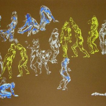 Drawing titled "craie 50/65 2012 96…" by Christian Rolland, Original Artwork, Other