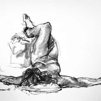 Drawing titled "croquis juin 2013 1" by Christian Rolland, Original Artwork, Other