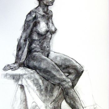 Drawing titled "académie nov 2013 3" by Christian Rolland, Original Artwork, Other