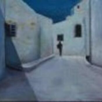 Painting titled "LES CYCLADES -RUELL…" by Christian Seyssel, Original Artwork