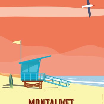 Digital Arts titled "Montalivet" by Christian Smith, Original Artwork, 2D Digital Work