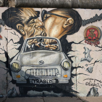 Photography titled "mur de Berlin 1" by Christian Testaniere, Original Artwork, Digital Photography