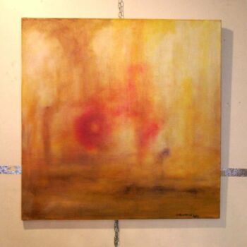 Painting titled "SOLEIL" by Christiane Corinthios, Original Artwork
