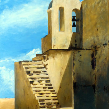 Painting titled "Igreja de Nossa Sen…" by Ch.Art, Original Artwork, Acrylic