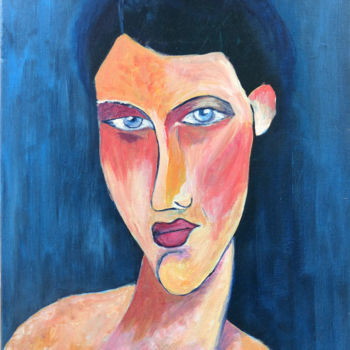 Malerei mit dem Titel "Variation nach Amad…" von Ch.Art, Original-Kunstwerk, Acryl