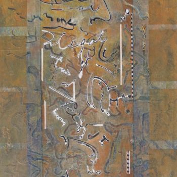 Коллажи под названием "Me Faire" - Christiane Seguin, Подлинное произведение искусства, Акрил Установлен на Деревянная панель
