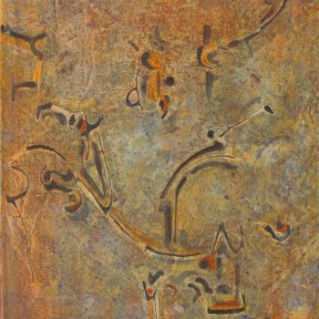 Pintura titulada "Di" por Christiane Seguin, Obra de arte original, Acrílico Montado en Bastidor de camilla de madera