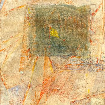 Pittura intitolato "Rayonnement fossile…" da Christiane Seguin, Opera d'arte originale, Acrilico Montato su Telaio per barel…