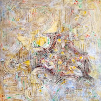 Pintura intitulada "In-Spirale la Vie" por Christiane Seguin, Obras de arte originais, Acrílico