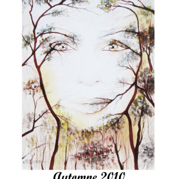 Schilderij getiteld "automne.jpg" door Christiana Moreau, Origineel Kunstwerk