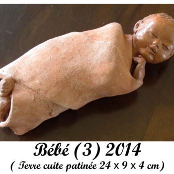 Sculpture intitulée "bebe3.jpg" par Christiana Moreau, Œuvre d'art originale