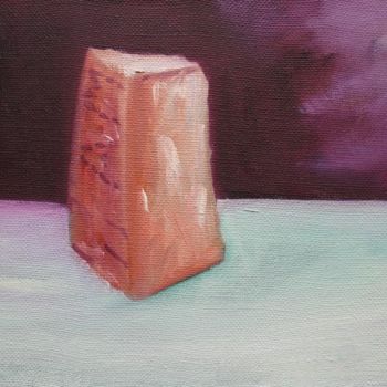 Painting titled "Parmesan, huile/toi…" by Christian Lopez, Original Artwork