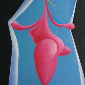 Painting titled "Baigneuse toupie, h…" by Christian Lopez, Original Artwork