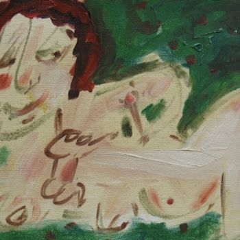 Malarstwo zatytułowany „Maternité, huile/to…” autorstwa Christian Lopez, Oryginalna praca