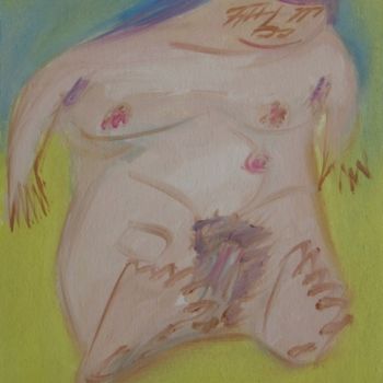 Pintura intitulada "Plagiste, huile/toi…" por Christian Lopez, Obras de arte originais