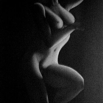Peinture intitulée "ombre et lumiere fe…" par Christian Salaun, Œuvre d'art originale, Huile