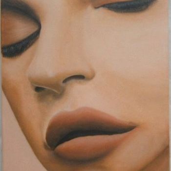 Peinture intitulée "timidite" par Christian Salaun, Œuvre d'art originale, Huile