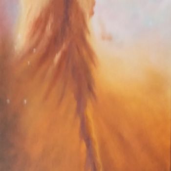 Ζωγραφική με τίτλο "nébuleuse.jpg" από Christian Salaun, Αυθεντικά έργα τέχνης, Λάδι