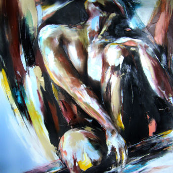 Картина под названием "L'orage" - Christian Vey, Подлинное произведение искусства, Масло