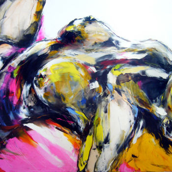 Картина под названием "femme nue" - Christian Vey, Подлинное произведение искусства