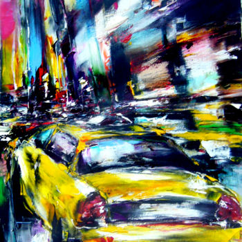 Painting titled "NYC#8" by Christian Vey, Original Artwork