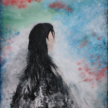 Картина под названием "Rêve" - Christine Boucher, Подлинное произведение искусства, Акрил