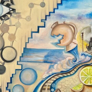 ""Lemon arithmetic"" başlıklı Tablo Christina Kristovsky tarafından, Orijinal sanat, Petrol