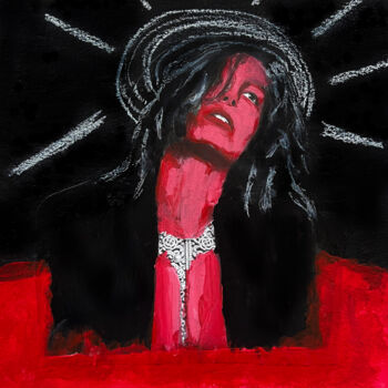 Collages titled "Bloody Mary" by Christina Misuro, Original Artwork, Collages