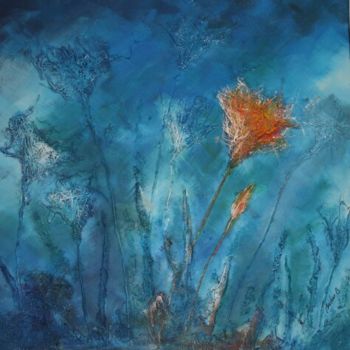 Pittura intitolato "La vie en bleu" da Christine.B, Opera d'arte originale, Acrilico