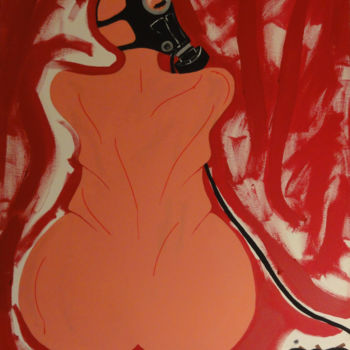 Pintura titulada "L'excès 2/2" por Christine Barone, Obra de arte original, Acrílico Montado en Bastidor de camilla de madera