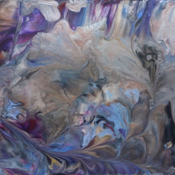 Pintura intitulada "Nacre 1" por Christine Barone, Obras de arte originais, Acrílico