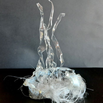 Sculpture intitulée "Structure 0.7" par Christine Barone, Œuvre d'art originale, Plastique