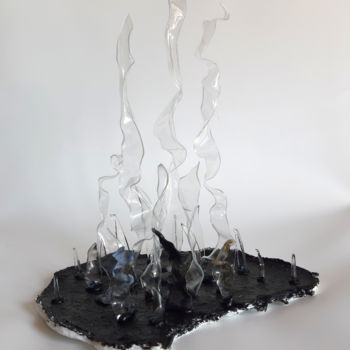 Sculpture titled "Structure 0.13" by Christine Barone, Original Artwork, Plastic