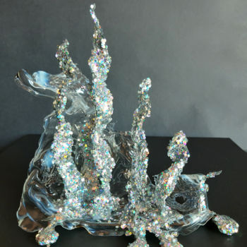 Sculpture titled "Structure 0.14" by Christine Barone, Original Artwork, Plastic