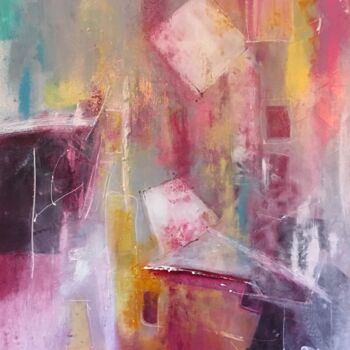 Картина под названием "Emotion" - Christine Barth Mroz, Подлинное произведение искусства, Акрил Установлен на Деревянная рам…
