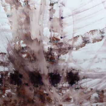 Картина под названием "Volutes obscures" - Christine Cheval, Подлинное произведение искусства, Акрил