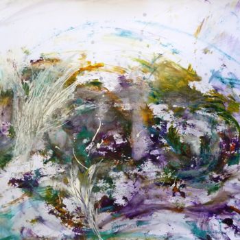 Peinture intitulée "Eclat de brume enne…" par Christine Cheval, Œuvre d'art originale, Acrylique
