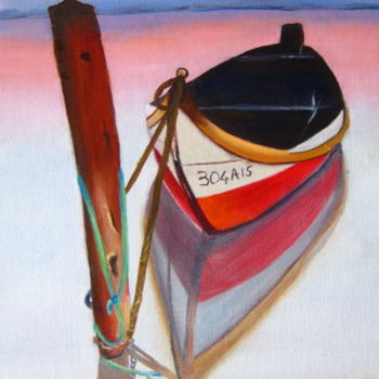 Peinture intitulée "mer-d-huile.jpg" par Christine Chevieux, Œuvre d'art originale, Huile