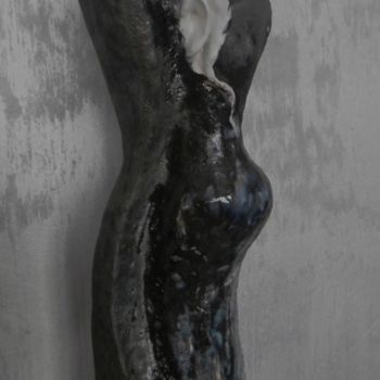 Sculpture titled "Les amoureux" by Christine Dupont, Original Artwork, Ceramics