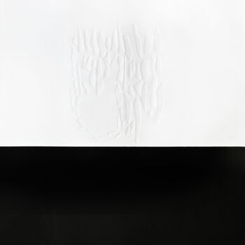 Gravures & estampes intitulée "Emergence" par Christine Guichard, Œuvre d'art originale, Embossage