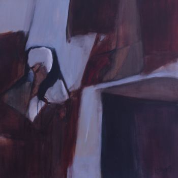 Pittura intitolato "Méditation (4)" da Christine Jean-Guyader, Opera d'arte originale, Acrilico