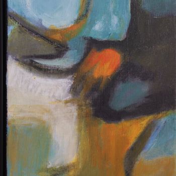 Pittura intitolato "Là-Bas" da Christine Jean-Guyader, Opera d'arte originale, Acrilico