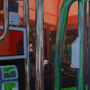 Malarstwo zatytułowany „RATP 14” autorstwa Christine Jumaucourt, Oryginalna praca, Olej