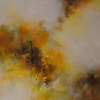 제목이 "Imala"인 미술작품 Christine Lance로, 원작, 기름 나무 들것 프레임에 장착됨
