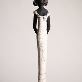 Sculpture titled "ALEXIE" by Christine Lavoute, Original Artwork, Ceramics