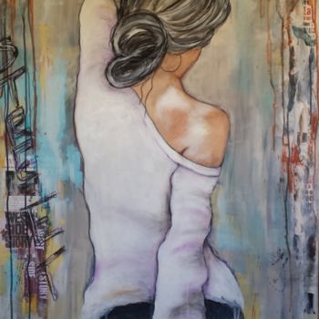Painting titled "MARIA   ( west side…" by Christine Leger, Original Artwork, Acrylic
