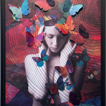 Digital Arts titled "L'introspection" by Christine Maffli, Original Artwork, Digital Painting