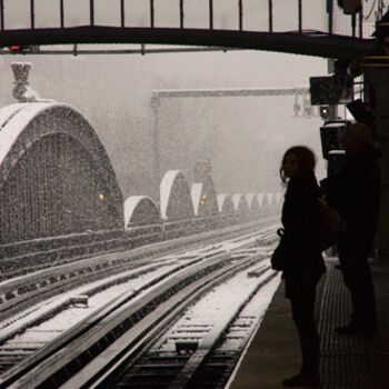 Fotografie mit dem Titel "metro" von Christine Vannier, Original-Kunstwerk