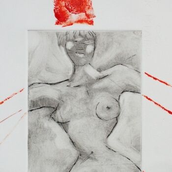 Obrazy i ryciny zatytułowany „danseuse 4” autorstwa Christine Vannier, Oryginalna praca, Rytownictwo